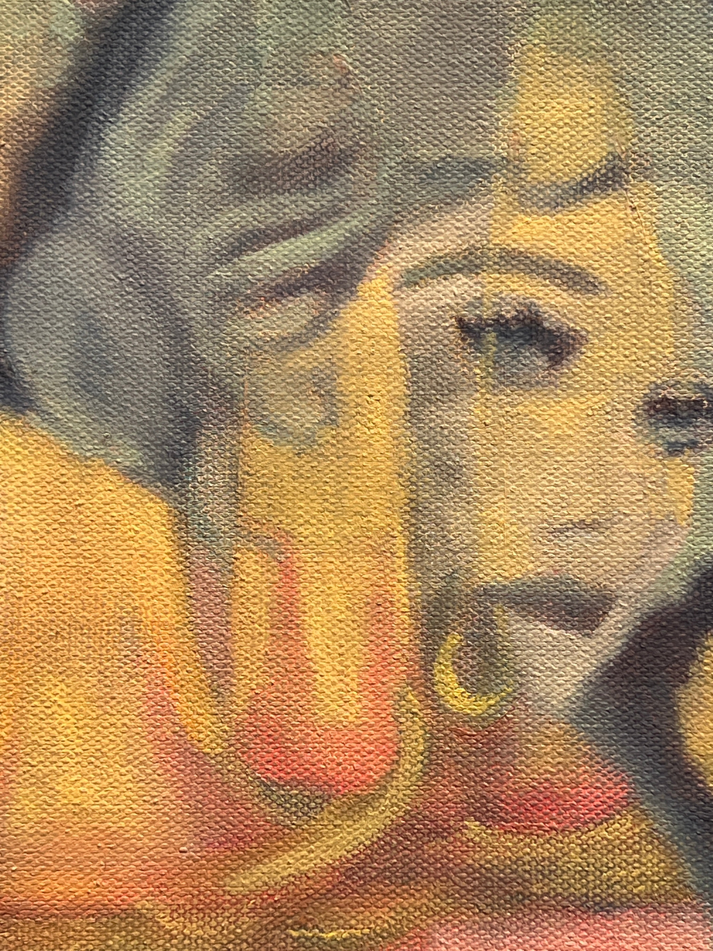 Dolores Costello/Trumpet Flowers Looming