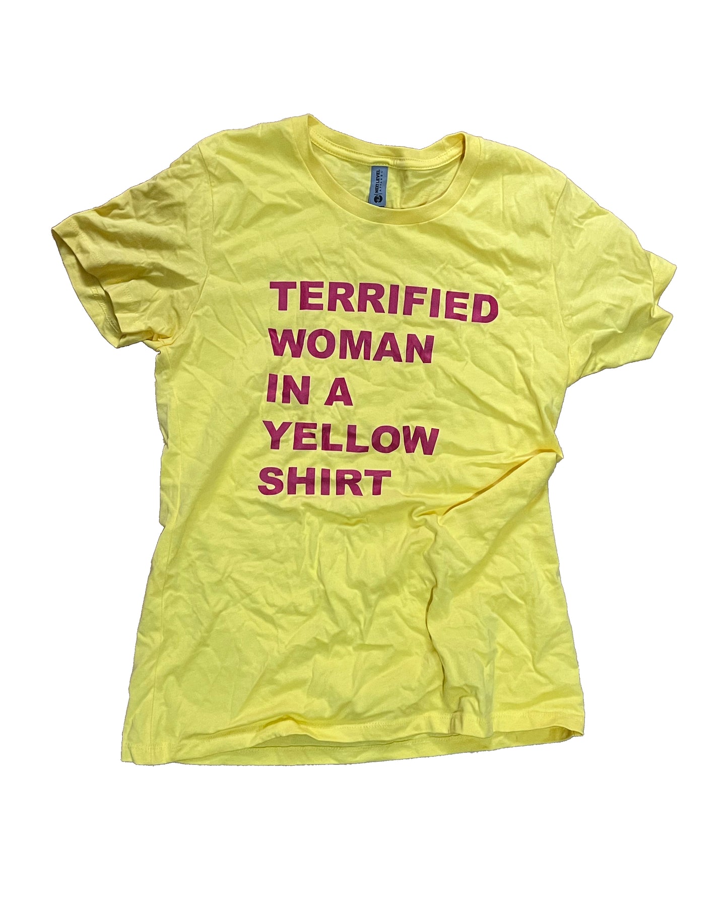 Terrified Woman - Yellow Tee